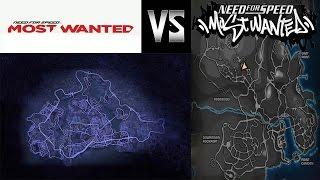 nfs mw '05 vs. nfs mw '12 - around the map time comparison (rockport vs. fairhaven) *720p HD*