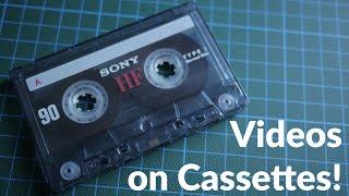 Cassette Video - Video on (Audio) Cassettes!