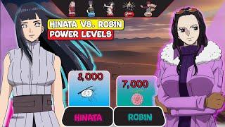 Hinata vs. Robin Power levels Comparison/Evolution | [2024] over the years