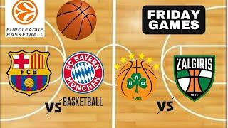 Euro League Basketball Predictions Today! 11/22/24 FREE PICKS and Betting Tips