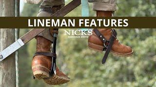 Lineman Boot Features | Nicks Handmade Boots