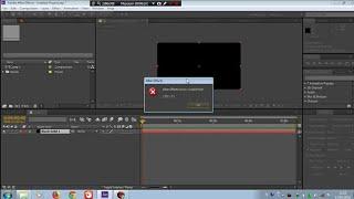 cara mengatasi After effect error (invalid filter) element 3d