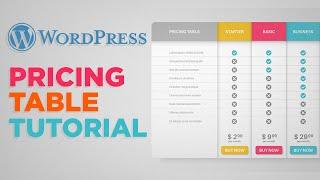 How To Create A Pricing Table In WordPress | Simple And Easy (2024)