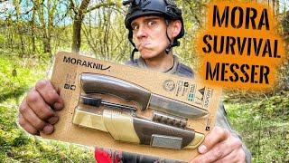 Mattins erstes MESSER! - Mora Bushcraft Survival Messer im EXTREM-TEST #6 | Survival Mattin