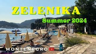 Zelenika beaches. Montenegro 2024.