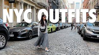 MY NYC WARDROBE VLOG | A Week of Outfits featuring Uniqlo:C (I met Clare Waight Keller!)