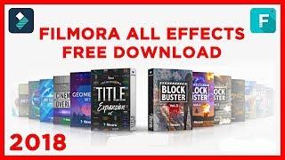 Wondershare Filmora 9 | FULL EFFECTS PACK | Free Download