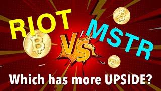 MSTR vs RIOT Showdown | Is RIOT undervalued compared to MSTR in 2025? Bitcoin, MSTR & RIOT Forecast