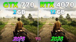 GTX 770 vs RTX 4070 - 10 Years Difference