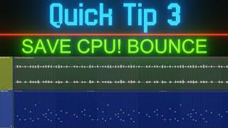 Save Your CPU and Bounce To Audio FL Studio | Quick Tip #3 Tutorial