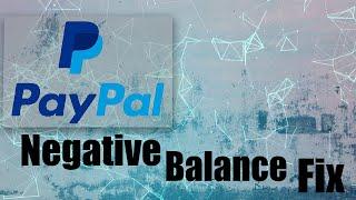 How to fix PayPal negative balance caused due to currency conversion? Cause and Solution