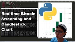 How to Code Bitcoin Realtime Streaming with 1 minute Candlestick Chart