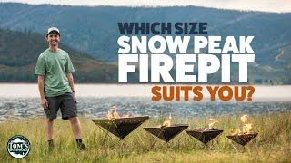 Snow Peak Pack & Carry Fireplace - Size Comparison