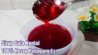 #Sirupgulakental# Sirup gula kental (pedagang es)