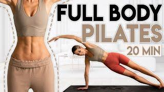 FULL BODY PILATES AT HOME  Complete Tone & Fat Burn | 20 min Workout