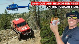 HELICOPTER RIDES AND FRESH INNOUT ON THE RUBICON TRAIL | JEEP JAMBOREE USA | CASEY CURRIE VLOG