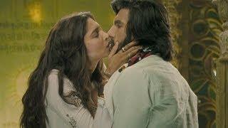 Cute Kiss between Deepika Padukone & Ranveer Singh