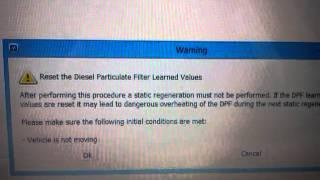 Resetting DPF Learned Values - Ford Focus 1.6 TDCi - FORScan