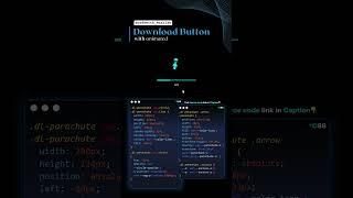 Download Button Animated #codewithvishal #css #coding #gsap  #webdevelopment #html #cssanimation