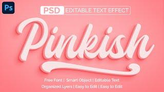 Create 3D Text effect in Photoshop | Photoshop Text effect tutorial