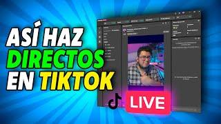 Como configurar TikTok Live Studio para hacer directos en TikTok - Angel Mendez