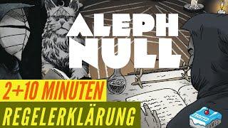 Aleph Null Regeln Anleitng - Solo - Kartenspiel - Frosted Games