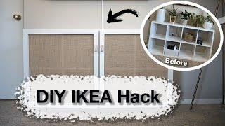 IKEA Hack | DIY Media Console | IKEA Transformation FLYSTA ( KALLAX )