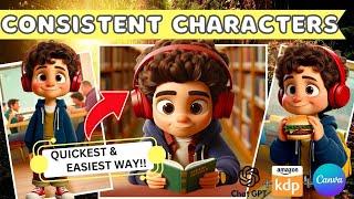 Create Consistent Characters for your Children's Story Book in MINUTES! (EASIEST Method)