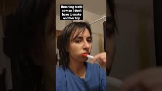 I only shower once every two/three days and I have to sit down because of ME/CFS | shower with me