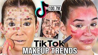 Testing VIRAL TikTok Makeup Hacks... these trends must be stopped