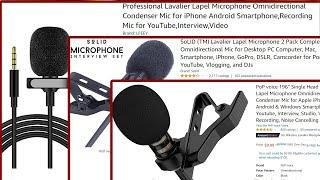 Cheap Amazon Lavalier Mics Compared!