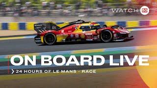 Onboard the #50 LIVE race action at 24H of Le Mans 2024 | Ferrari Hypercar Part 2