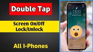 Double Tap Screen On/Off Apple iPhone l How to Tap Screen to Wake Phone On or Off