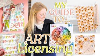 ART LICENSING 101: How I used licensing to grow my million-dollar art business!