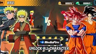 CUMA 100MB! DOWNLOAD GAME FIGHTING ANIME || MOD UNLOCK ALL CHARACTER || Link MediaFire No Password