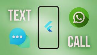  Send Text Messages & Make Calls directly from your App  Flutter Tutorial