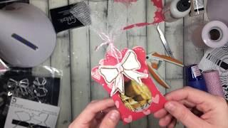 Hinged tag and Alina Bow stamp TUTORIAL