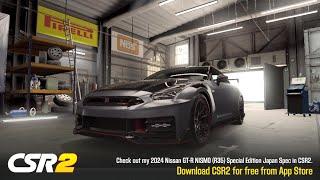 CSR2 - 2024 GT-R NISMO (R35) Japan Spec (purple) - tune & shift - 7.538