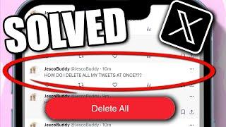 How to Delete All Your Tweets at Once on X (Twitter) - Delete All Tweets