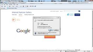 How to add Search providers to Internet Explorer