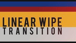 Linear wipe transition - After Effects Tutorial