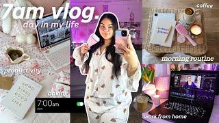 7AM PRODUCTIVE VLOG ‍️ morning routine, self care, introvert diaries & wellness