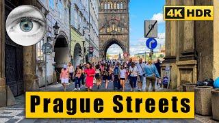 Prague Walking Tour: Old Town Square to Charles Bridge  Czech Republic 4k HDR ASMR