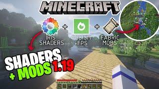 CÓMO INSTALAR MODS y SHADERS en MINECRAFT 1.19 (a  la vez)| Iris & Sodium+ Fabric | JourneyMap| 2023