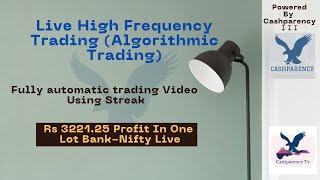 Live algorithmic trading bank-nifty option