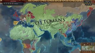 EU4 Ottomans World Conquest 1.24 Timelapse