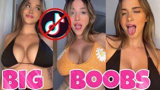 【tiktok】big　boobs challenge