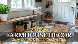 Farmhouse Decor: Embracing 2025’s Hottest Color Schemes