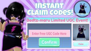 Instant Claim Codes! | Badtz Maru Limited Dress UGC | Roblox My Hello Kitty Cafe Giveaway | Riivv3r