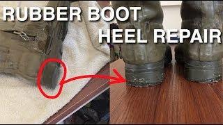 How To Fix Unevenly Worn Boot / Shoe Heels | Repair Hunter, Aigle Wellies